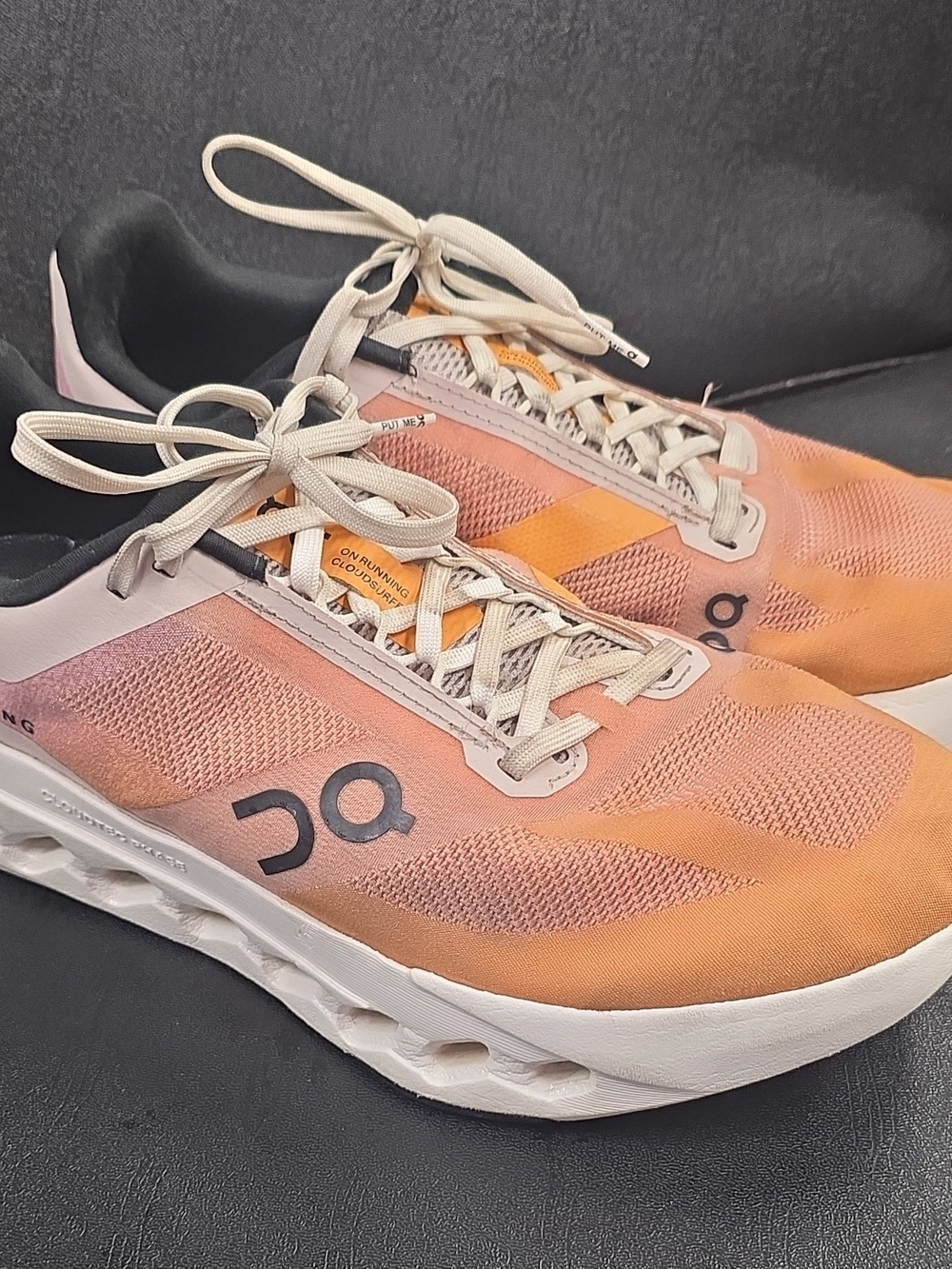 On Running Cloudswift Women's Orange Lace-Up Sneakers